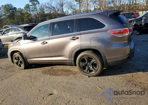 2014 Toyota Highlander Limited z USA, uszkodzony, nr VIN 5TDDKRFH5ES032105